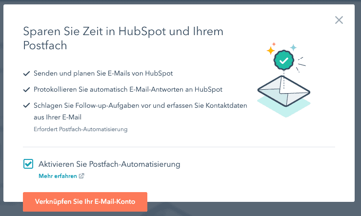 Postfach-Automatisierung aktivieren